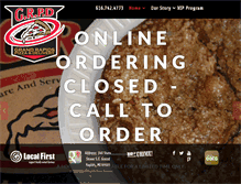 Tablet Screenshot of grandrapidspizza.net